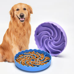 Non-Slip Silicone Slow Feeder Bowl for Dogs – Food-Grade Material with Suction Cup Design