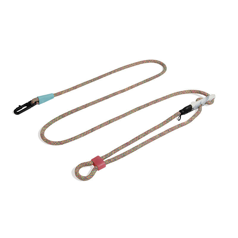 Hands-Free Dog Leash – Adjustable Length Polyester Traction Rope with Stylish Design