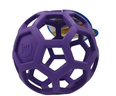 Milk-Scented Treat-Dispensing Geometric Toy Ball – Natural Rubber Dog Chew & Teeth Cleaner