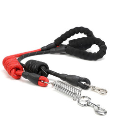 Reflective Dog Leash with EVA Foam Handle – Durable Nylon Round Rope for Outdoor Use