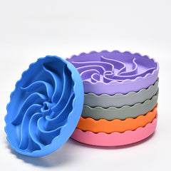 Non-Slip Silicone Slow Feeder Bowl for Dogs – Food-Grade Material with Suction Cup Design