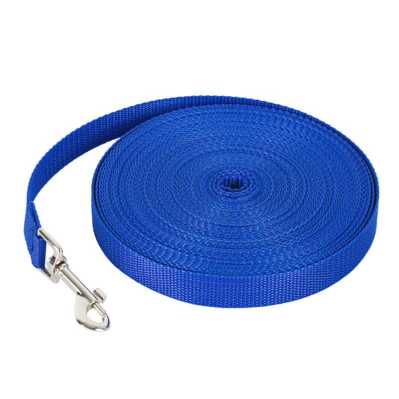 Durable Nylon Dog Leash – Adjustable Length, Washable, and Colorful Design