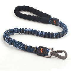 Elastic Nylon Dog Leash for Large Dogs – Adjustable Length with Camouflage Design
