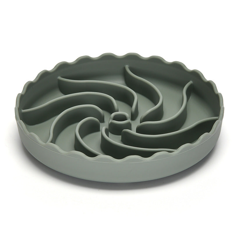 Non-Slip Silicone Slow Feeder Bowl for Dogs – Food-Grade Material with Suction Cup Design