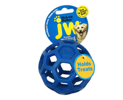Milk-Scented Treat-Dispensing Geometric Toy Ball – Natural Rubber Dog Chew & Teeth Cleaner