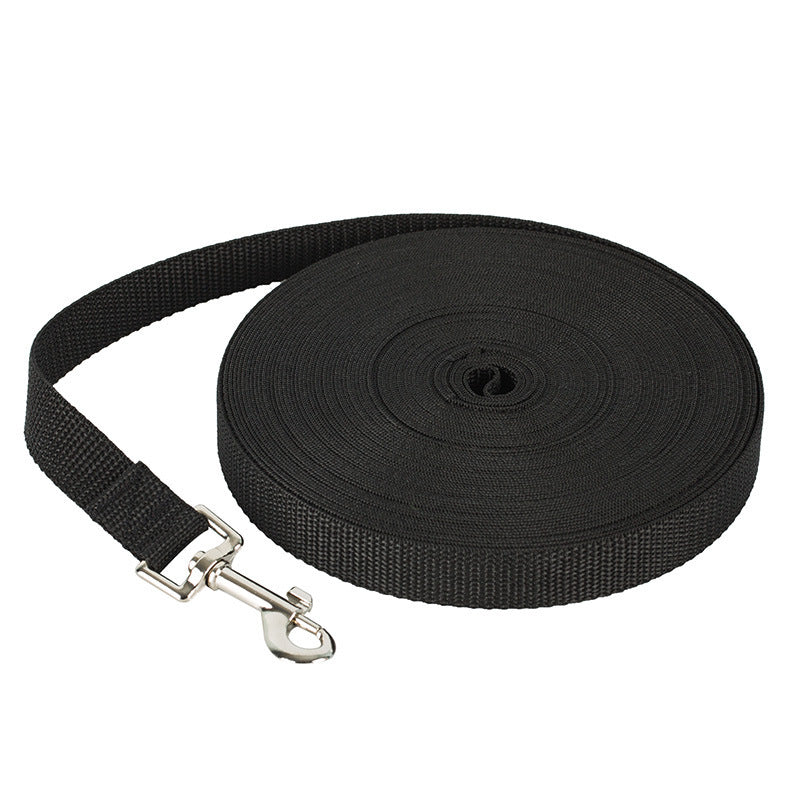 Durable Nylon Dog Leash – Adjustable Length, Washable, and Colorful Design