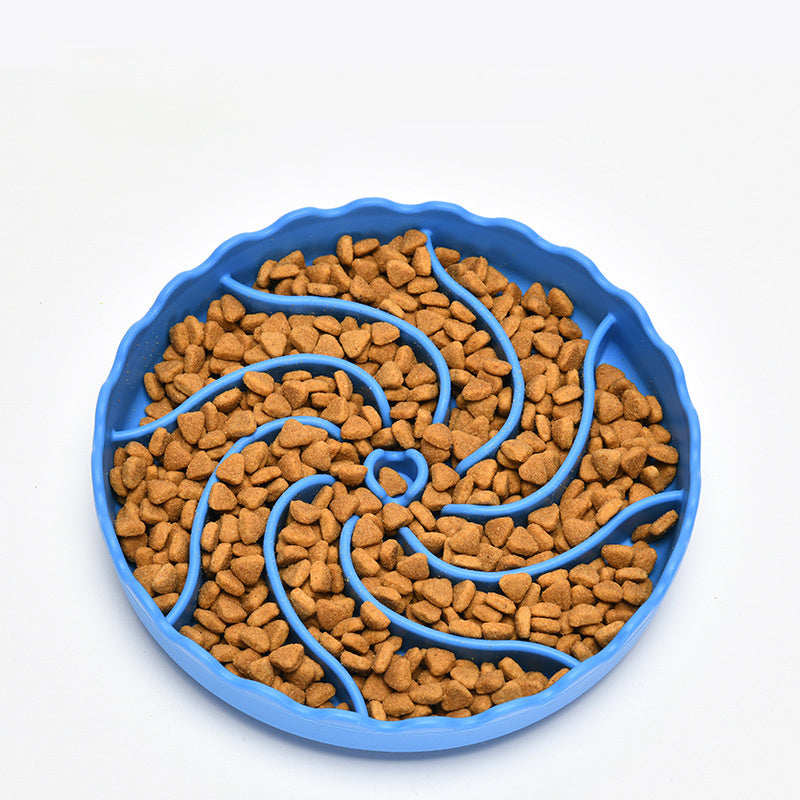 Non-Slip Silicone Slow Feeder Bowl for Dogs – Food-Grade Material with Suction Cup Design