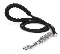 Reflective Dog Leash with EVA Foam Handle – Durable Nylon Round Rope for Outdoor Use