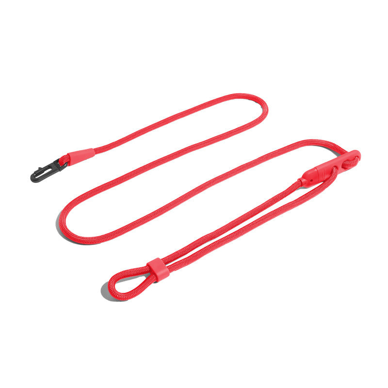 Hands-Free Dog Leash – Adjustable Length Polyester Traction Rope with Stylish Design