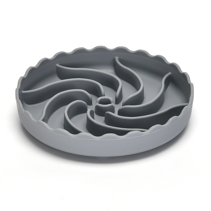 Non-Slip Silicone Slow Feeder Bowl for Dogs – Food-Grade Material with Suction Cup Design