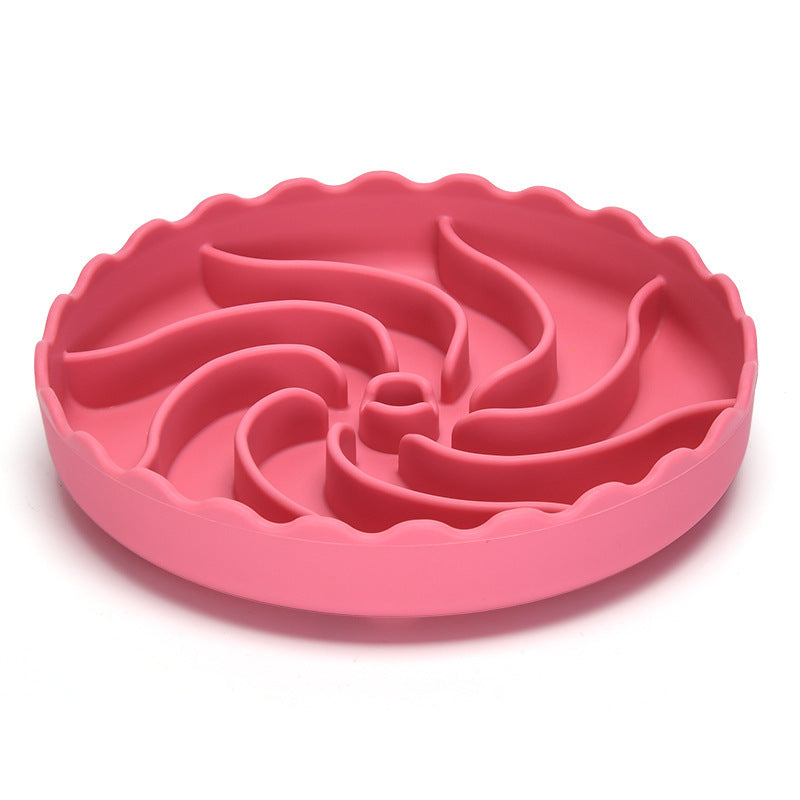 Non-Slip Silicone Slow Feeder Bowl for Dogs – Food-Grade Material with Suction Cup Design